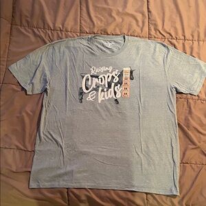 Blue Graphic Short Sleeve Tee